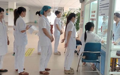 Công đoàn Bệnh viện 71 Trung ương tổ chức khám sức khoẻ định kỳ cho cán bộ viên chức và người lao động.