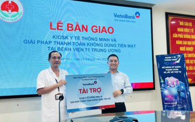 LỄ BÀN GIAO KIOSK Y TẾ THÔNG MINH VÀ GIẢI PHÁP THU VIỆN PHÍ KHÔNG DÙNG TIỀN MẶT