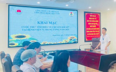 Bệnh viện 71 Trung ương phát động cuộc thi “Tìm hiểu về chuyển đổi số trong y tế” năm 2025