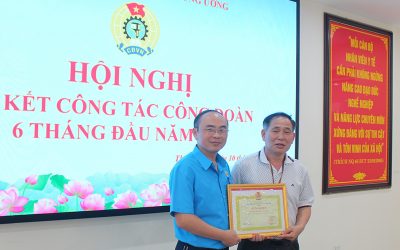 Công Đoàn Bệnh viện 71 Trung ương tổ chức sơ kết 6 tháng đầu năm 2025 và triển khai nhiệm vụ 6 tháng cuối năm 2025