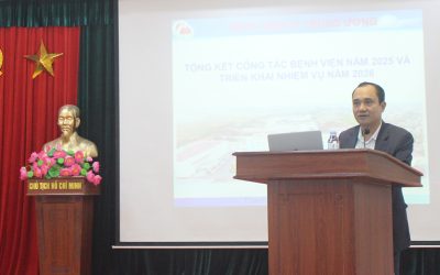 HỘI NGHỊ TỔNG KẾT CÔNG TÁC ĐẢNG, TỔNG KẾT CÔNG TÁC BỆNH VIỆN NĂM 2025, TRIỂN KHAI PHƯƠNG HƯỚNG NHIỆM VỤ NĂM 2026