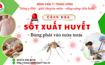 CẢNH BÁO BỆNH SỐT XUẤT HUYẾT BÙNG PHÁT VÀO MÙA MƯA