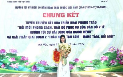 CÔNG ĐOÀN BỆNH VIỆN 71 TRUNG ƯƠNG THAM GIA CHUNG KẾT CUỘC THI “ĐỔI MỚI PHONG CÁCH,THÁI ĐỘ PHỤC VỤ CỦA CÁN BỘ Y TẾ HƯỚNG TỚI SỰ HÀI LÒNG CỦA NGƯỜI BỆNH”